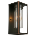 Eglo 1X60W Outdoor Wall Light W/ Oil Rubbed Bronze Finish & Clear Glass 203029A